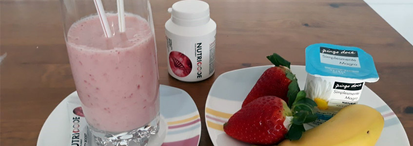 Fruit en yoghurt smoothie