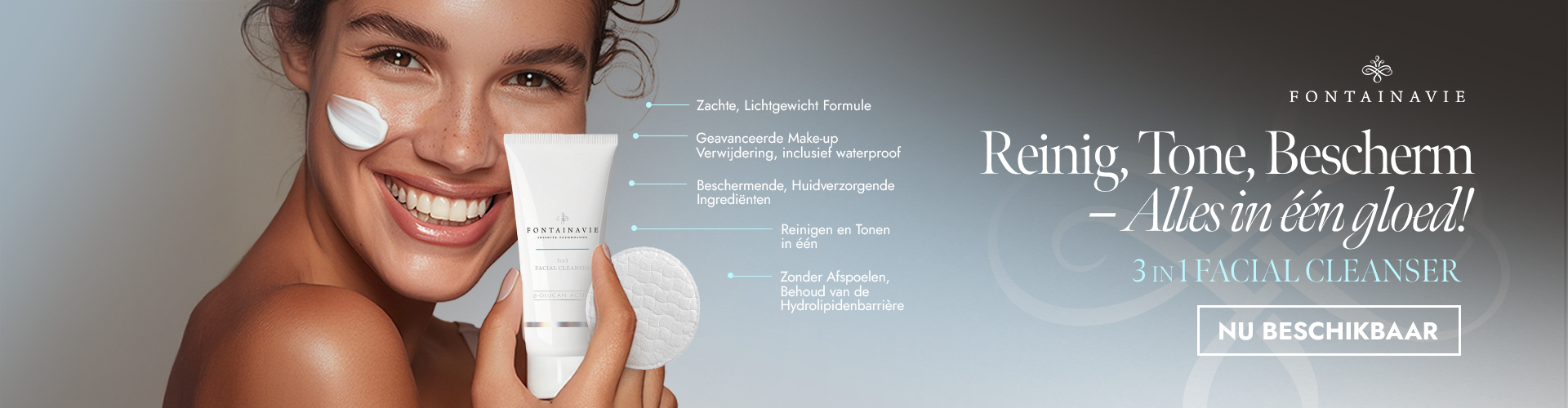 3 in 1 cleanser Fontainavie nu beschikbaar